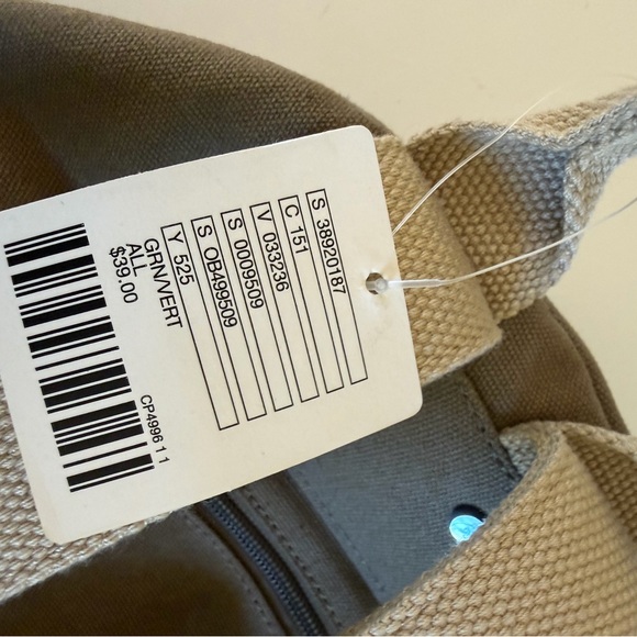 NWT Canvas Backpack - Picture 3 of 4